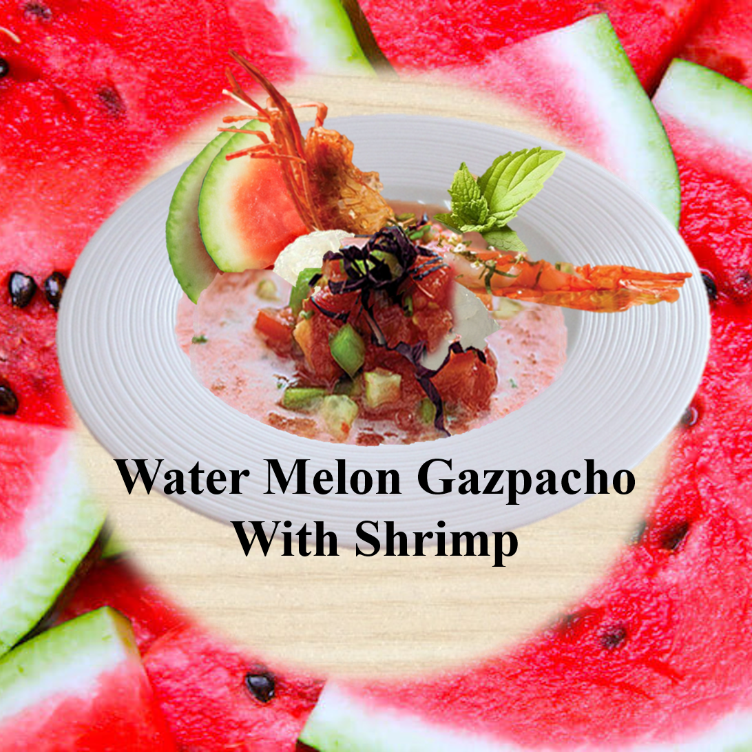 Water Melon Gazpacho Sushi Coming!