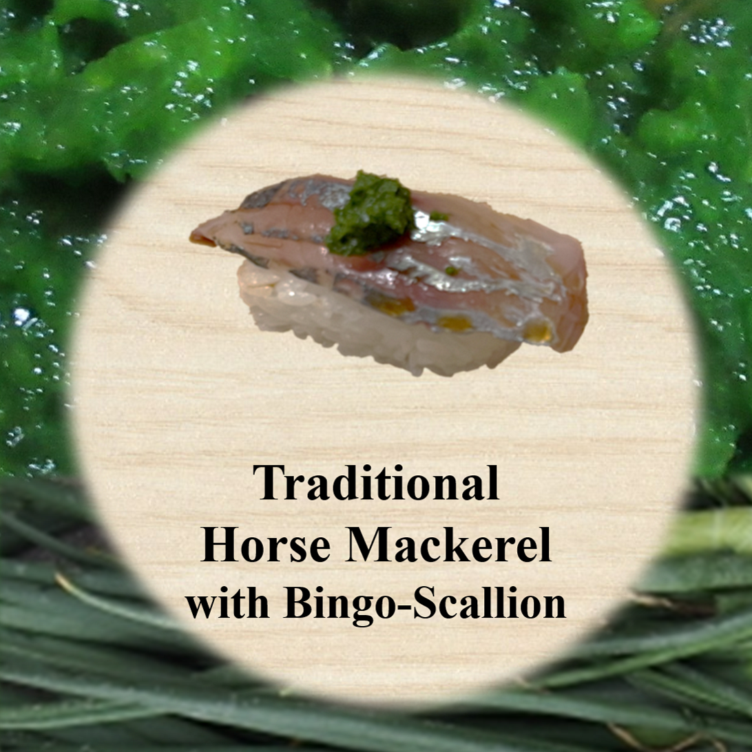 Traditional Sushi with Bingo-Scallion